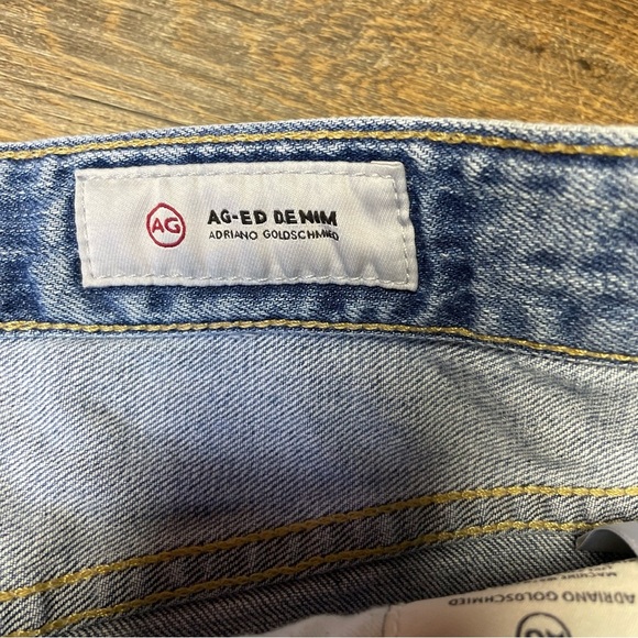 AG Adriano Goldschmied Jeans Ex-Boyfriend Slouchy Slim Women's 27R Distressed - Picture 4 of 10